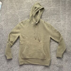 Everlane sage green wool hoodie